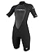 O'Neill Wetsuits Wetsuits Womens 2 mm Reactor Short Sleeve Spring Suit, Black, 6