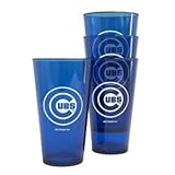 Chicago Cubs Plastic Pint Glass Set