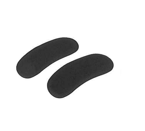 Heel Grips-5 Pairs Self Adhesive Soft Sponge Foot Care Protector Insole Liner Heel Shoes Back Foam Pads Pair Black