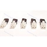 YIHANG Pack(5) New Tamiya Male to T-Plug Female Adapter No Wires Ultra Compact for RC