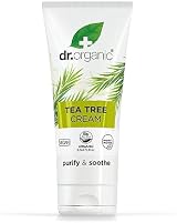 Dr Organic Purifying Tea Tree Barrier Cream 50ml Vegan Cruelty Free view 2