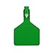 Livestock Identification One-piece Ear Tags for Goats Sheep Cattle Cows Pigs 50 Packs TPU Precision Ear Tags (Green)