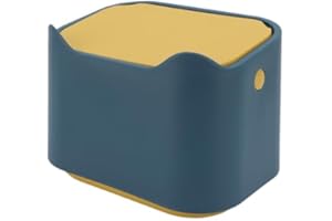 GLOGLOW Sturdy Odor Control Cat Litter Trash Can, Space Efficient Small Pet Waste Bin with Modern Design, Cat Poop Garbage Ca
