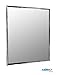 MONOINSIDE Framed Wall Mounted Mirror, Modern Silver Finish, 12