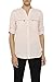 Calvin Klein Women's Modern Essential Button Front Blouse