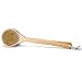 Haveia Bath Body Brush Boar Bristles Exfoliating Body Massager with Long Wooden Handle for Dry Brushing and Shower