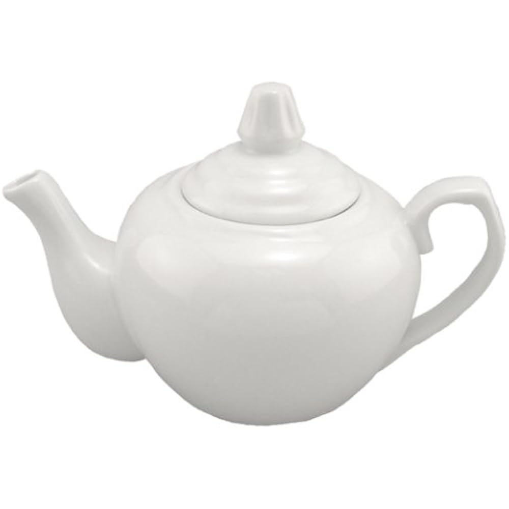 18Ounce Teapot, White Plain Teapots eBay