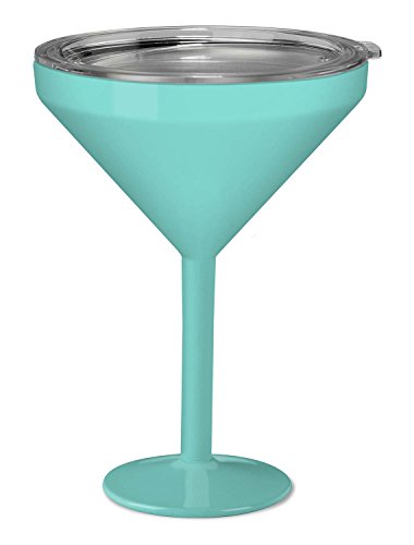 True North Insulated Martini Glass (Beach Seafoam)