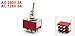 uxcell AC250V 2A AC125V 5A 9 Pin 2 Position ON/ON 3PDT Toggle Switch