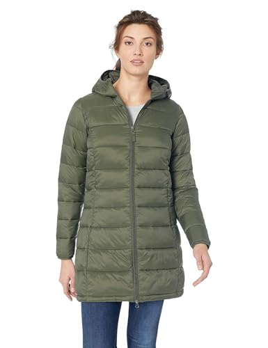 Amazon Essentials Women's Lightweight Water-Resistant Packable Puffer Coat Oute…