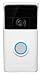 Silicone Skin Case Cover Compatible for Ring Video Doorbell (1st Generation) - Disguise Your Door Bell with Sun Glare, UV & Weather Protection - White