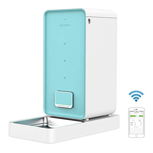 PETKIT Automatic Pet Feeder for Cat and Dog, 5.9L Smart Pet Feeder, Food Never Stuck, Double Fresh Lock System, Portion Control, Wi-Fi App Control for Android, iOS and Compatible with Alexa