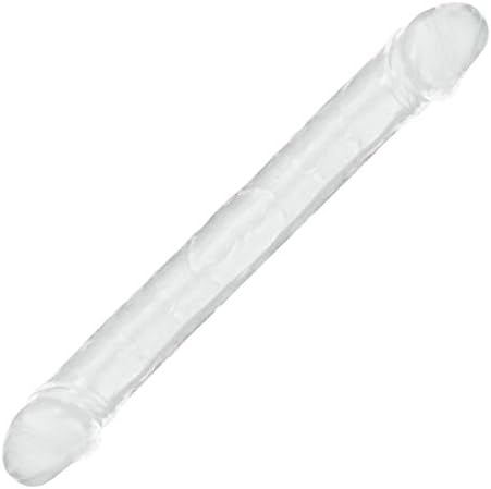 A FEI - Long Realistic with Double Heads Plug Flexible Toy for Women Men