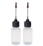 2-1oz Plastic Squeeze Bottles 1.5" Stainless Applicators