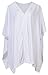 CHERRY CAT Women's Solid Plus Size Beach Bathing Suit Cover Up