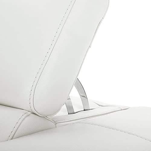 Zuri Furniture Modern Luxor Reclining Chair with Power Headrests