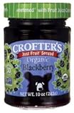 Crofters Organic Just Fruit Spread Blackberry -- 10 oz