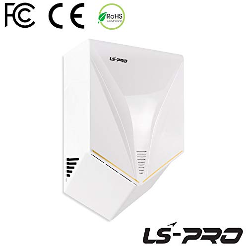 LS-PRO Automatic Hand Dryer for Commercial Bathrooms. High Speed Hot Air, Dry Hands in 7s. No Touch Operation with Infrared Sensor. Easy & Fast Installation. Low Noise 60 dB. 1 Year Warranty. - Thumbnail 7