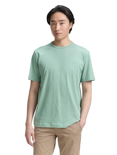 TOM TAILOR Herren 1045627 T-Shirt, 22577 - Dust Green, L EU