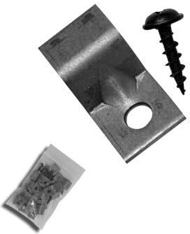 Table Top Fasteners (Set of 16) Table Hardware - 1 1/8 x 5/8 x 5/8 by