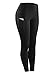 NELEUS 2 Pack Tummy Control High Waist Running Workout Leggings,9017,Black,Red,US XL,EU 2XL