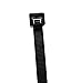 Heavy Duty Cable Zip Ties. Durable strong nylon tie wraps, 120 LB Tensile Strength (12 Inch 100 Pack, UV Black)