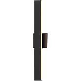 ET2 Lighting E42362-BK Alumilux Sideline - 13W 2 LED Outdoor Wall Mount-4.5 Inch Tall and 24 Inch Length, Finish Color: Black