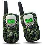 Outdoor Toys for Kids 5-10 Year Old Joyfun Walkie Talkies for Kids Boys Long Distance Teens Hiking Christmas Birthday Gifts for Boys 6, 7, 8+ Year Old Camo - 1 Pair
