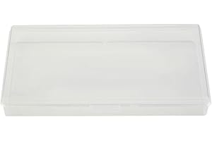 Multi Compartment Transparent Plastic Storage Box for Organizing Small Tools, Screws, and Electronic Accessories (17.5x10.6x2