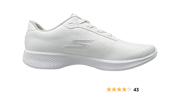 skechers go walk 4 white leather