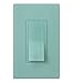 Lutron SC-1PS-SG Diva 15-Amp, 120-Volt to 277-Volt Single-pole Switch in Sea Glass