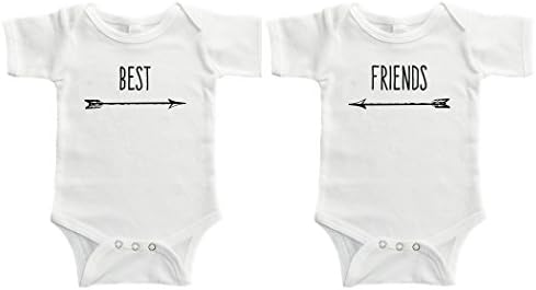 Best Friends Twin Bodysuit Set