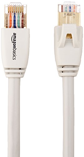 image for AmazonBasics RJ45 Cat7 Network Ethernet Patch Cable - 25 Feet, red