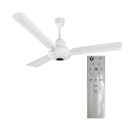 Buy Metro Ceiling Fan With Remote Control White 1200 Mm Sweep