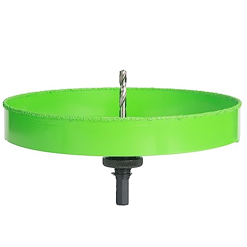 8 Inch Hole Saw Carbide for Recessed Lights, Cutting Plaster Drywall Ceiling photo 10