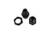 100pcs Waterproof PG9 Cable Gland Connector Black Plastic Adjustable IP68 M16 Thread Cable Gland with Locknut Rubber Ring for 4-8mm Wire