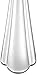 Amazon Basics Stainless Steel Dinner Forks with Scalloped Edge, Pack of 12, Silver