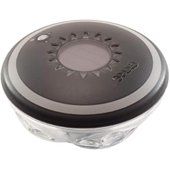 GAME Underwater Show Pool Battery Color LED 7 Light Modes, Solar Powered, Lasts Up to 6 Hours, Auto On/Off, 1.2 Pounds, Grey