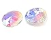 Rainbow Crystal Lenses Steampunk Glasses Chrome Finish Gotchic Welder Goggles,Silver,Adjustable