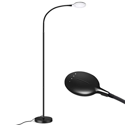 LED Floor Lamp, Standing Lamp 5 Brightness Levels & 3 colors, Flexible Gooseneck Touch Control Reading Standing Light for Living Room, Bedroom, Home, Office and Dorm - Thumbnail 7