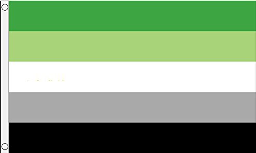 Aromantic Pride 5' x 3' flag