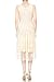 Anna-Kaci Granny Influence Embroidery Detail Lace Ruffle Dress, Beige, Small/Medium