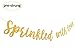 Glamoncha Sprinkled With Love Gold Glitter Banner Sign Garland for Baby Sprinkle,Baby Shower Decorations