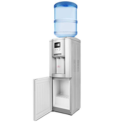 4EVER Top Loading 5 Gallon Water Cooler Dispenser Freestanding Water Dispenser,Storage