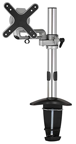 Gladiator Joe Heavy Duty Single/one Desktop Monitor Mount/arm VESA Compatible | Fully Adjustable articulating arm | Supports Heavy Monitors | 13 to 27 inch | 17.6 lb