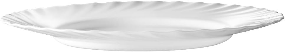 Esmeyer Trianon 441-029 Dessert Plates 19.5 cm Arcopal Tempered Glass Set of 6 White