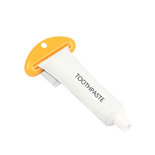 Tanlee 10 Pieces Toothpaste Tube Squeezer Toothpaste Clips Extruders Toothpaste Tube Cleanser Dispenser, 5 Colors