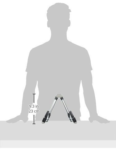 Mugig Gitarrenständer Gitarrenzubehör A Form Ständer universal einstellbar und stabiler zusammenklappbarer(silbrig)