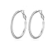 Cubic Zirconia CZ Hoop Earrings for Women