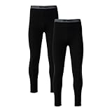 32 DEGREES Mens 2 Pack Heat Performance Thermal Baselayer Pant Leggings